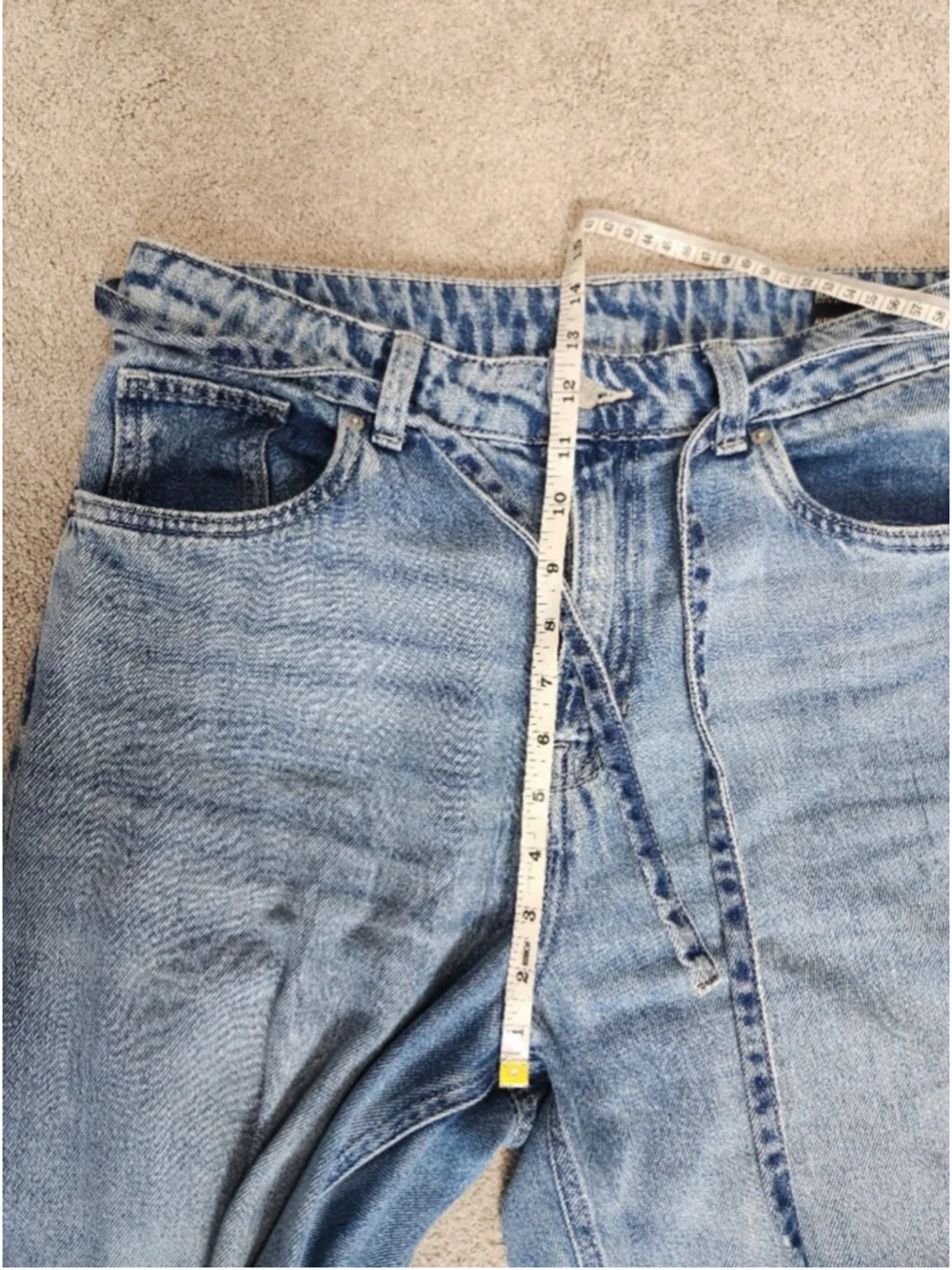Buffalo Alecia Wide Leg High Rise Jeans Denim Sz W31 Baggy Oversized Comfortable